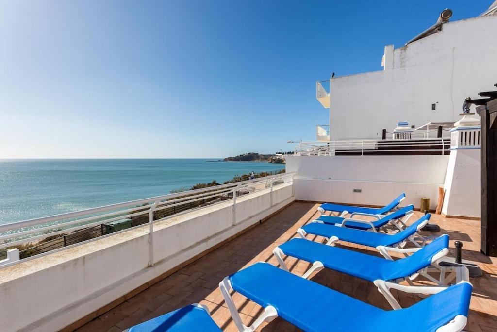 Refurbished Beachfront House, Pool, Ac, Wifi, Albufeira, Sea View Exteriér fotografie