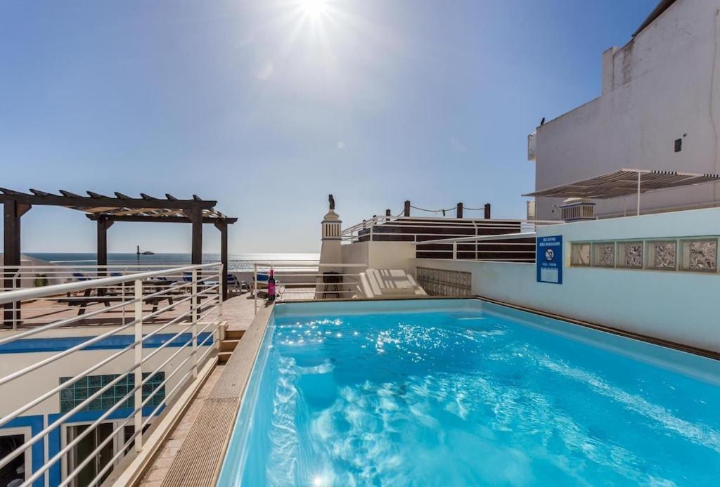 Refurbished Beachfront House, Pool, Ac, Wifi, Albufeira, Sea View Exteriér fotografie
