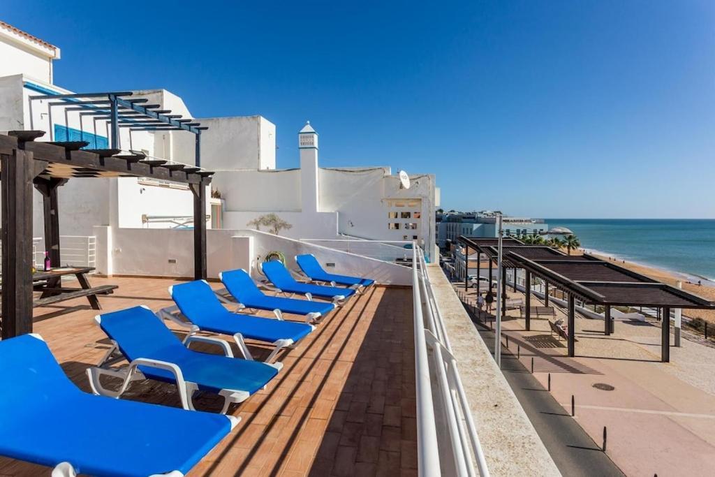 Refurbished Beachfront House, Pool, Ac, Wifi, Albufeira, Sea View Exteriér fotografie