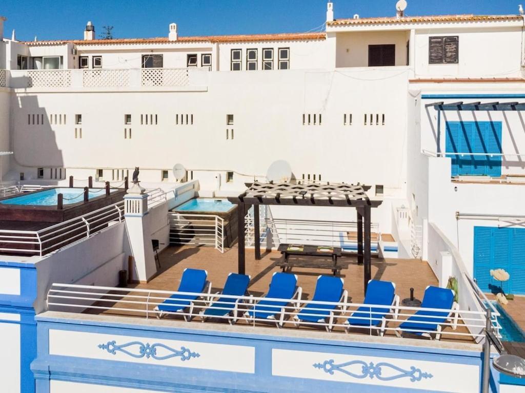 Refurbished Beachfront House, Pool, Ac, Wifi, Albufeira, Sea View Exteriér fotografie
